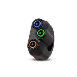 rebel switch 3 button LED - Black