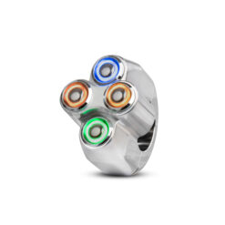 rebel switch 4 button LED - Polished