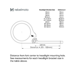 rebel headlight brackets - Image 5