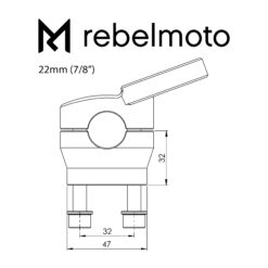 Rebel Risers | Motoscope Pro | 22mm - 28,6mm - Image 6
